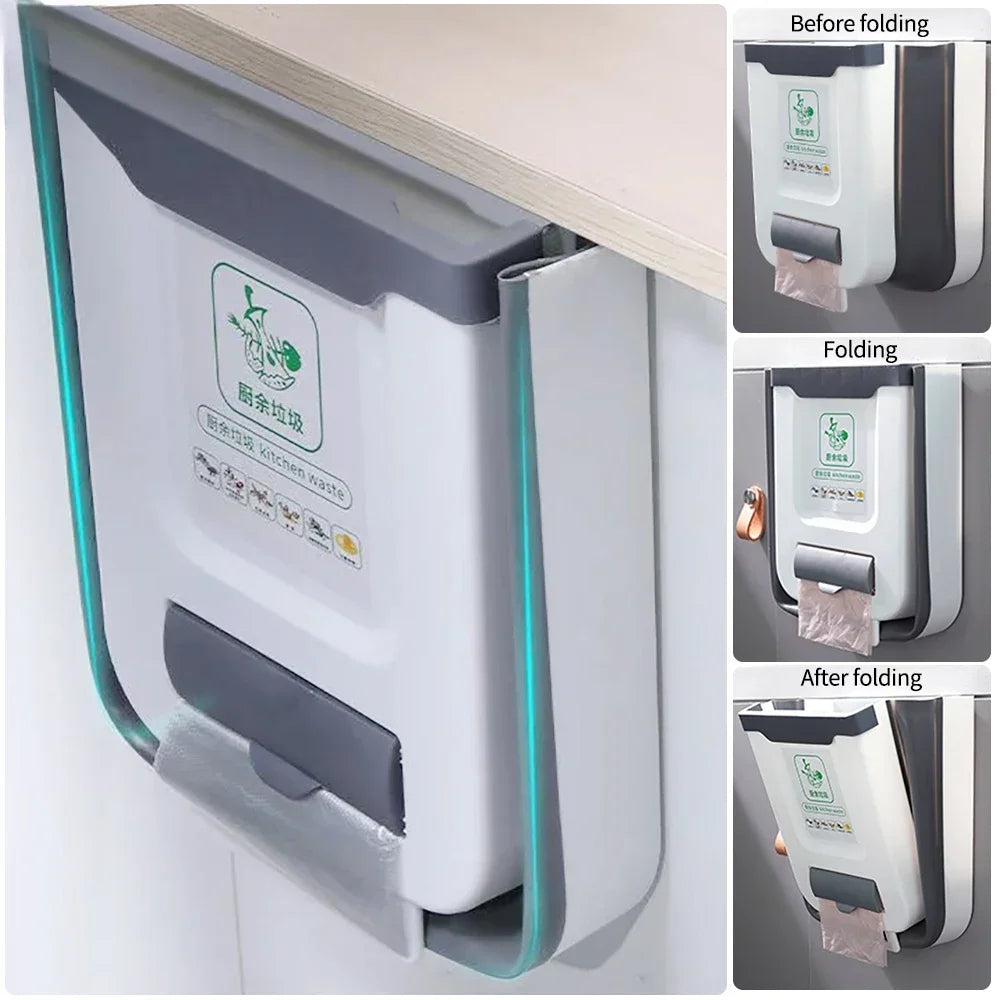 BasuFlex: Papelera Plegable con Dispensador