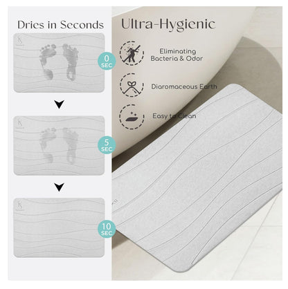 Tapete de Piedra: Ultra Absorbente y Antideslizante