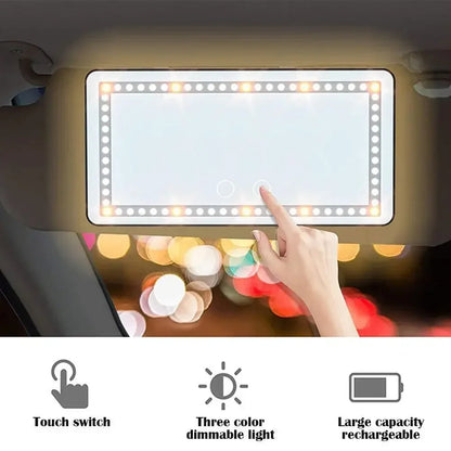 Espejo Lumina: Maquíllate con Tranquilidad en el Carro