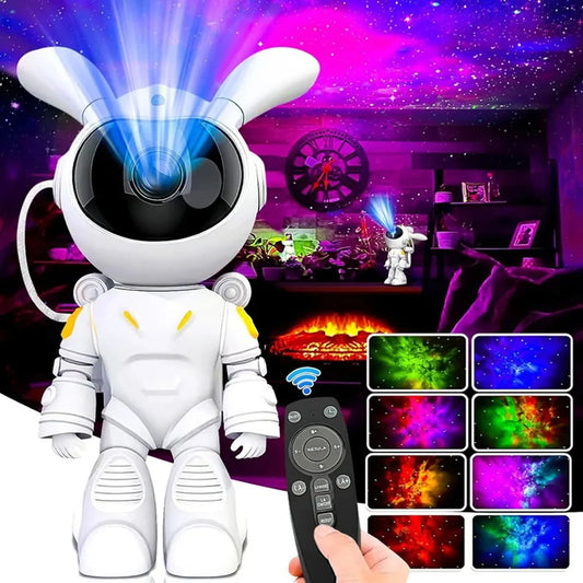 AstroBunny Galaxy: Proyector de Estrellas con Parlante Bluetooth