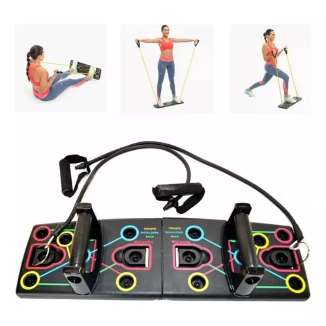 FlexBoard Pro: Tabla Multifuncional con Bandas de Resistencia