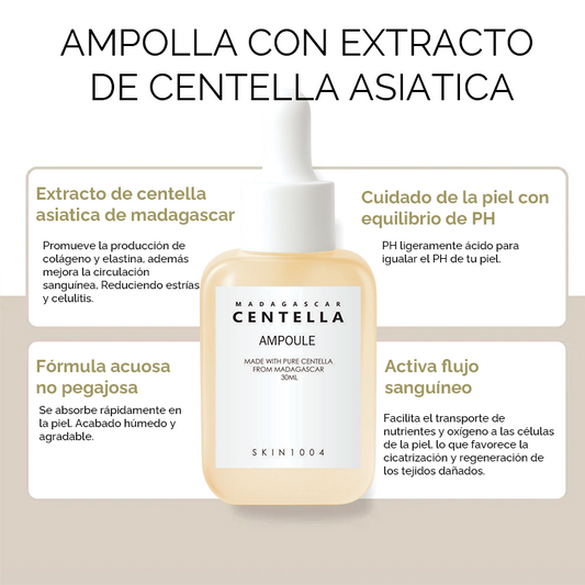 Ampolleta Centella Asiatica - Esencia pura de la planta milagrosa para la piel