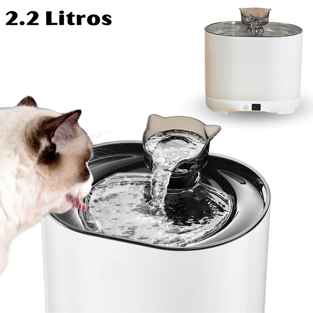 Bebedero Fuente Grifo De Agua Automatico Para Mascotas Con Sensor