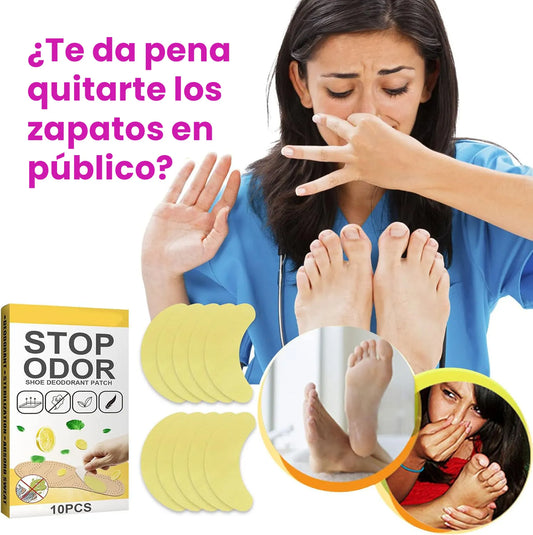 FueraOlor - Pegatinas que evitan el mal olor en tus pies.