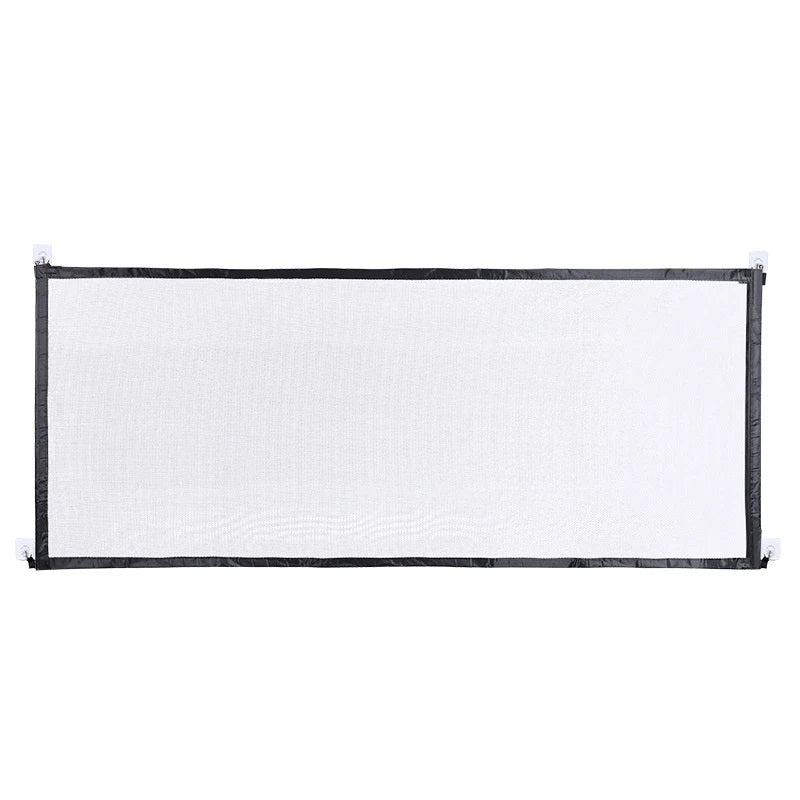 Puerta malla de seguridad para mascotas plegable 110 cm