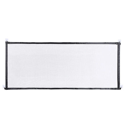 Puerta malla de seguridad para mascotas plegable 110 cm