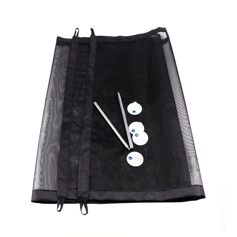 Puerta malla de seguridad para mascotas plegable 110 cm