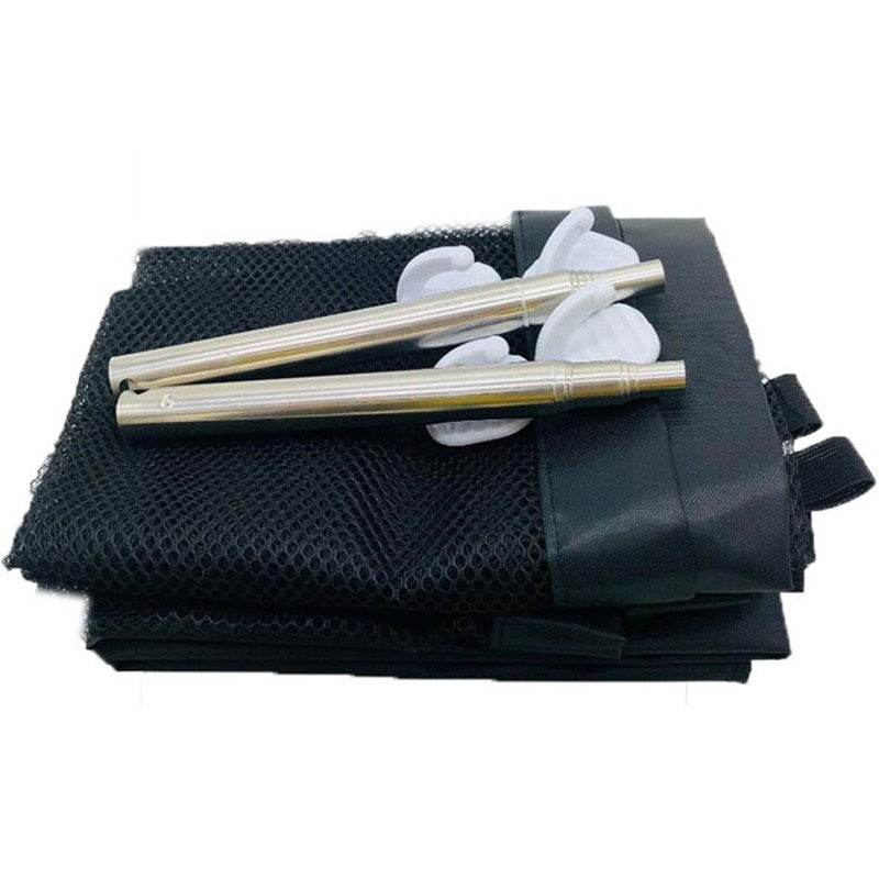 Puerta malla de seguridad para mascotas plegable 110 cm